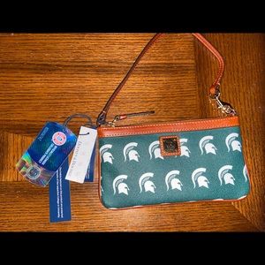 Michigan State small purse/wristlet